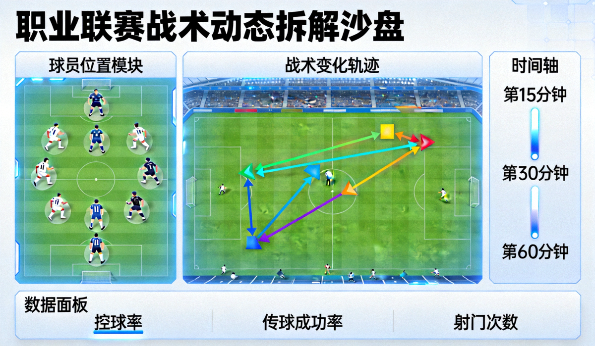 职业联赛战术动态拆解沙盘界面示意图
